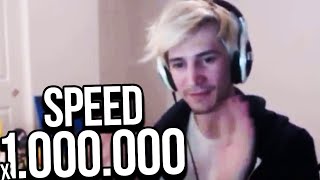 xQc Clap SPEED 1000000x [upl. by Ecnarolf697]