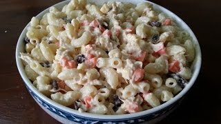 FILIPINO MACARONI SALAD EASY RECIPE [upl. by Vivie]