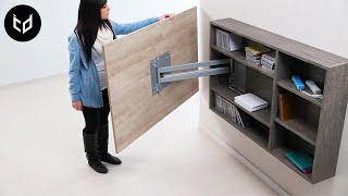 Smart and Secret Furniture with Space Saving Design Ideas [upl. by Akcinahs]