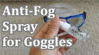 Yoogan Anti Fog Spray Martinimble [upl. by Grof]