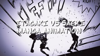 ITAGAKI VS SAEKI MADE WITH CAPCUT MANGA ANIMATION MOVE YO BODY [upl. by Nevyar]