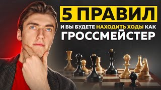 СЧИТАЙ ТАКТИКУ КАК ГРОССМЕЙСТЕР 5 КЛЮЧЕВЫХ ПРАВИЛ [upl. by Eicram]