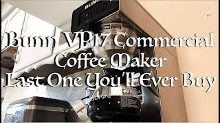 Bunn VP17 Commercial Coffee Maker Stainless Steel  Overview [upl. by Leventis]