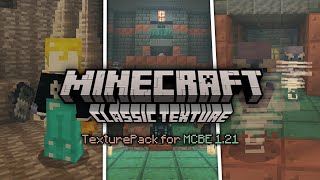 Texture pack for MCPE 121 Classic texture [upl. by Notsgnik]