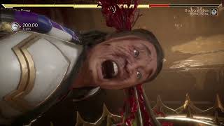 Mk11 Johnny Cage Versus Shao Khan Flawless Victory [upl. by Olly877]