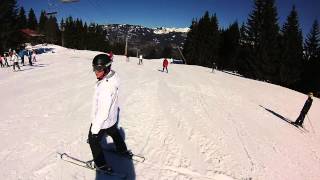 Ski Retour sur Morillon les esserts grand massif [upl. by Truk484]