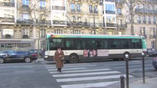 Buses in Paris France 2013 [upl. by Rutherfurd]