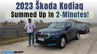 2023 Skoda Kodiaq 4x4 Tested At NATRAX  MotorBeam [upl. by Roselani]