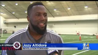 Jozy Altidore Excited To Give Revolution Another Weapon [upl. by Nyrac]