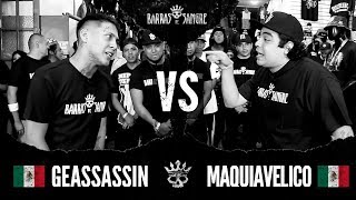 BDS 4 Geassassin 🇲🇽 vs Maquiavelico 🇲🇽  Batallas Escritas   Host Gino [upl. by Ddet]