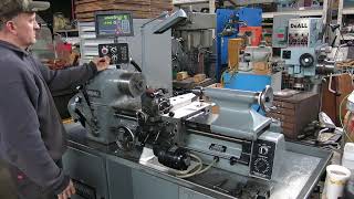 Hardinge Hlvh Super Precision Toolroom Lathe with Newall DRO  Mullin Machinery of NJ [upl. by Serle516]