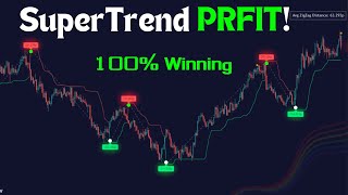 This Tradingview SuperTrend Indicator predicts 100 accurate Scalping Trades [upl. by Boyden]