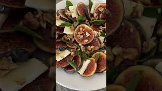 Walnuts Cheese and Fresh Fig platter  Breakfast Ideas [upl. by Thesda]