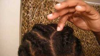 Invisible Part Quick Weave Natural Hair [upl. by Nnayrrehs]