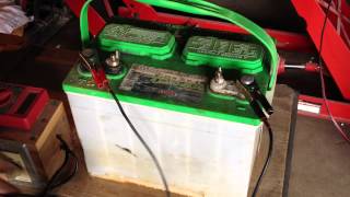 Lead Acid Battery Desulfation Using Epsom Salt After Overnight Full Charge Part 4 of 6 [upl. by Aniraad712]