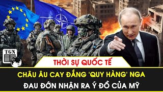 Thời sự Quốc tế  Châu Âu cay đắng ‘quy hàng’ Nga đau đớn nhận ra ý đồ của Mỹ [upl. by Otero]