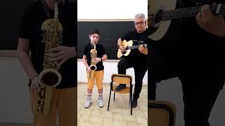 Il mio super alunno Francesco di classe quarta ci presenta quotBella Ciaoquot al Sax ❤🔝saxophone sax [upl. by Amsab191]