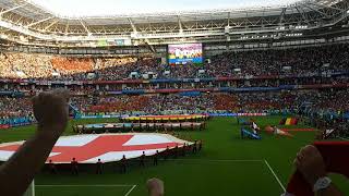 England vs Belgium  National Anthem 280618 [upl. by Cuda]