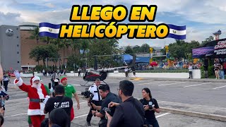 SANTA LLEGO en HELICOPTERO a EL SALVADOR [upl. by Kerianne]