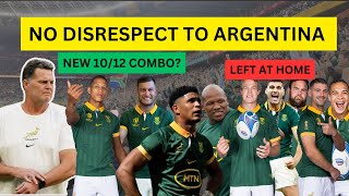 Rassie Erasmus Names His 28 Man Squad to Tour Argentina  My Thoughts [upl. by Sivlek]