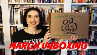 Build Your Library Family Reading Crate Unboxing  March 2019 [upl. by Nalro772]