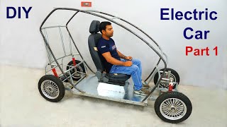 How to Make a Mini Electric Car Part 1 [upl. by Ezri]