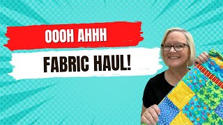 Quilt Fabric Haul amp Giveaway [upl. by Negriv]