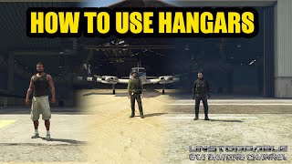 How To Select your Hangar Vehicles GTA 5  F M T [upl. by Lledraw]