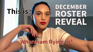 December roster reveal emirates cabin crew [upl. by Verile]