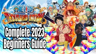 Game Shut Down One Piece Thousand Storm Beginners Guide 2023 [upl. by Luna]