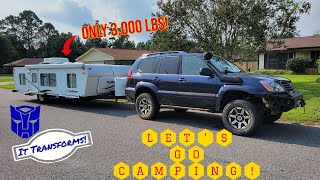 I Bought Popup Camper Hard sided Trailmanor 3023 Setup amp Tour [upl. by Nithsa]