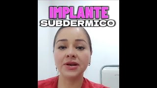 Todo sobre el implante subdérmico [upl. by Marie-Ann]