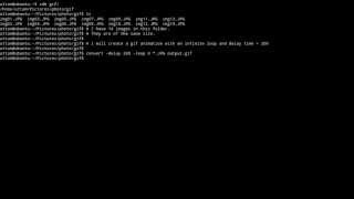 Creating GIF Image in Ubuntu [upl. by Arraes]