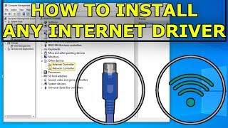 How to Install any Network Drivers Offline on Windows 78 and 10 Guide 2019 [upl. by Archibald]