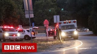 Garlic festival shooting Three dead in Gilroy California  BBC News [upl. by Beutler987]