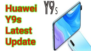 Huawei Y9s Latest EMUI System Update [upl. by Romo]