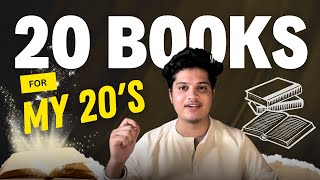 20 BEST BOOKS To Read In Your 20s Best Self Help Books  Motivational Video  Personal Growth [upl. by Scibert]