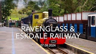 Ravenglass amp Eskdale Railway 07082024 [upl. by Sitruk]