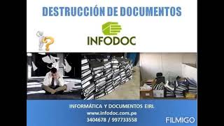 DESTRUCCIÓN DE DOCUMENTOS [upl. by Elah]