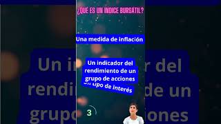 ¿Qué es un índice bursátil Entiende su importancia en el mercado shorts viralshorts riqueza [upl. by Dnomsaj]