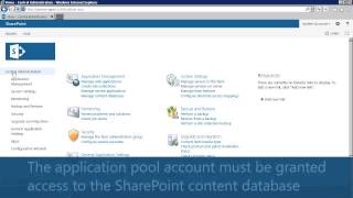 Create a Visio Graphics Service Application in SharePoint Server 2013 [upl. by Nahshun]