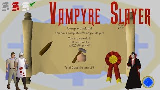 OSRS Vampyre slayer Quest Guide  Ironman Approved [upl. by Nilyahs]