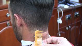 Barber Tutorial How to Shape Up a Round Hairline [upl. by Lim]