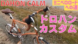 【ミニベロカスタム】ドロップハンドルにした！DAHON CALM【ダホン・カーム】 [upl. by Pinchas]