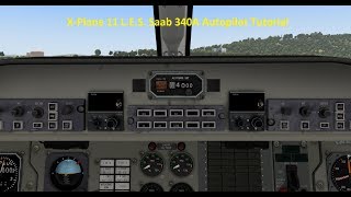 Saab 340A Autopilot Tutorial  Corfu to Skiathos [upl. by Anelagna]