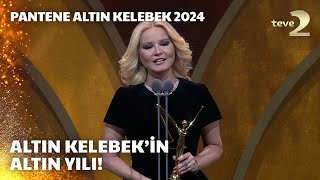 Meslekte 35 Yıl Ödülü – Müge Anlı  Pantene Altın Kelebek Ödülleri 2024 [upl. by Hannahsohs]