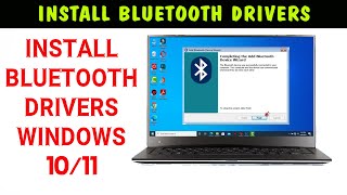 How to Install All Intel Bluetooth Driver for Windows 1011  Bluetooth Drivers Missing Fix 2024 [upl. by Neelahtak454]