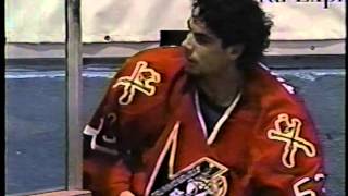 George Laraque vs Joel Theriault QMJHL Jan 1996 [upl. by Ajiam]