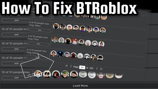 how to fix BTRoblox not working [upl. by Dranal]