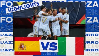 Highlights SpagnaItalia 21  Nations League Finals [upl. by Eladnar685]